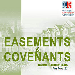 Easements & Covenants - Victoria (Australia) LRC 2011 - cites Amberwood
