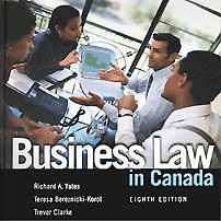 Business Law in Canada (8th ed.) -  Yates et al. - cites Amberwood