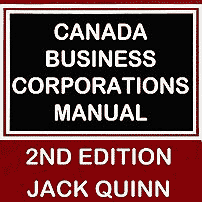 Canada Business Corporations Manual (2nd ed.) - Quinn - cites St Lawrence
