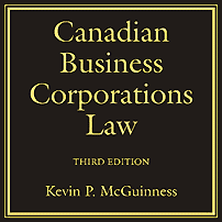 Canadian Bus Corporations Law (3rd ed.) - McGuiness - cites St Lawrence