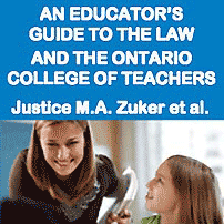 An Educators Guide to the Law and the Ontario College of Teachers - Zuker - cites Richmond
