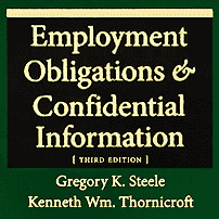 Employment Obligations & Confidential Information (3rd ed.) - Steel & Thornicroft - sums TSI (No1)