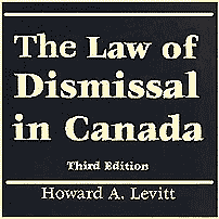 The Law of Dismissal in Canada (3rd ed.) - Levitt - quotes Machado; sums TSI (No1); cites Mottillo 3 times