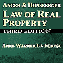Law of Real Property (3rd ed.) - Anger & Honsberger & La Forest - cites Amberwood twice, Claussen, 