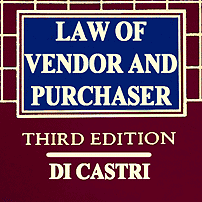 Law of Vendor & Purchaser (3rd ed.) - Di Castri - cites Amberwood 3 times, Morray twice, Claussen twice