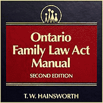 Ontario Family Law Act Manual (2nd ed.) - Hainsworth - sums Kraft