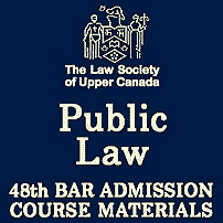 Public Law - 48th [LSUC] Bar Admission Course Materials- c.3 by Cowan - cites Megens