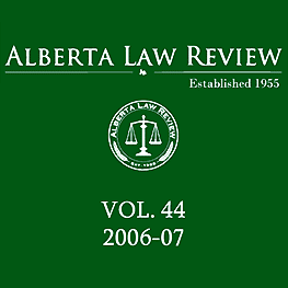 44 Alberta Law Review 477 (2006-07) Tarnowsky et al cite St Lawrence