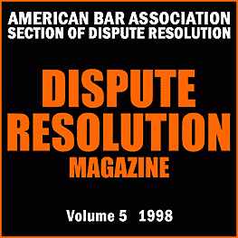 5 Dispute Resolution Mag 31 (1998) - Boskey paper sums Feld & Simm 1998 Mediating Professional Misconduct