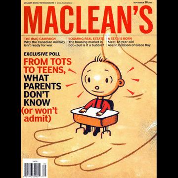 Maclean’s Magazine 2002-09-30 - front cover