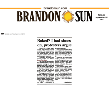 Brandon [Manitoba] Sun 2002-09-20 - Charges gone