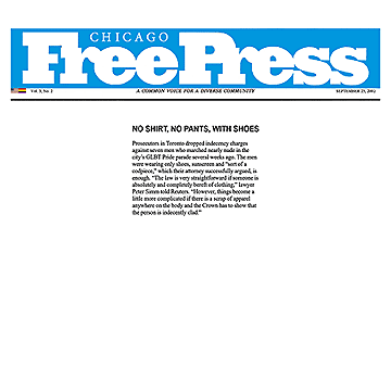 Chicago Free Press 2002-09-25 - Simm convinces prosecutors to drop nudity charges