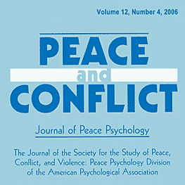 12 Peace and Conflict: Journal of Peace Psychology 367 (2006) - Kressel paper twice cites Feld & Simm 1998