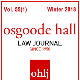 55 Osgoode Hall Law Journal 79 (2018) - Kennedy paper cites Machado 3 times