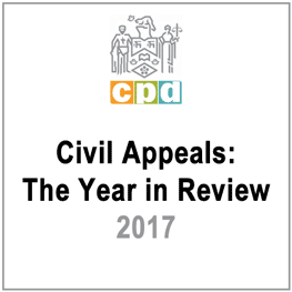 Civil Appeals: The Year in Review (LSUC CPD 2017) c.7 by Warner - discusses Amberwood