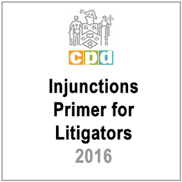 Injunctions Primer for Litigators (LSUC CPD 2016) c.2 by Nieuwland - cites TSI (No.1)