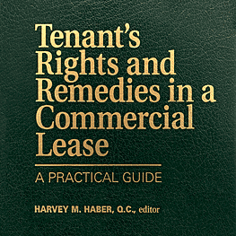 Tenant's Rights & Remedies in a Commercial Lease (1st ed., 1998) - Haber ed. - c.4 by Simm