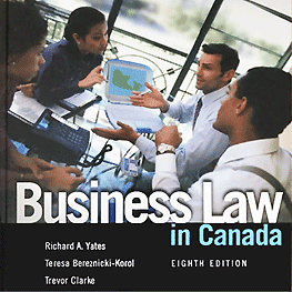 Business Law in Canada 8th ed. - Yates - cites Amberwood