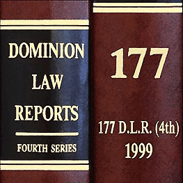 Poulton (1999) 177 DLR (4th) 507 (Ont.C.A.) appeal f JR