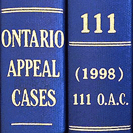 McNamara (1998) 111 OAC 375 (Ont.C.A.) appeal f JR
