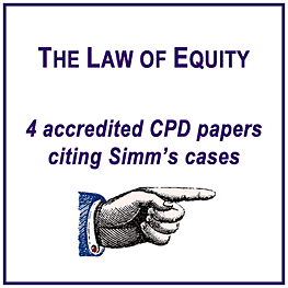Accredited CPD papers citing Simm's cases