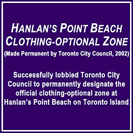 Hanlan's Point Clothing-Optional Zone made permanent (2002)