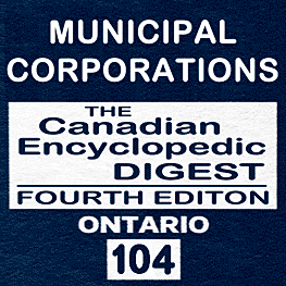 Municipal Corporations - CED Ont 4th - Rogers & Desourdie - cites Amberwood and Kawartha Downs