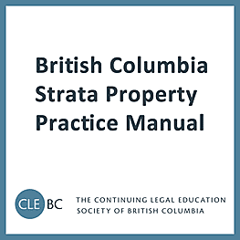 BC Strata Property Practice Manual - cites Amberwood