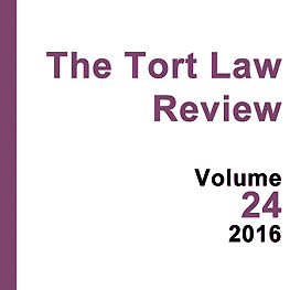 24 Tort Law Review (2016) - Marin paper cites Poulton