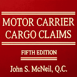 Motor Carrier Cargo Claims (5th ed.) - McNeil - sums R & S Transportion