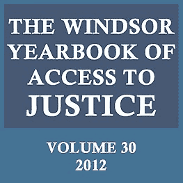 30 Windsor Yearbook of Access to Justice 79 (2012) - Ziff & Jiang paper discusses Amberwood