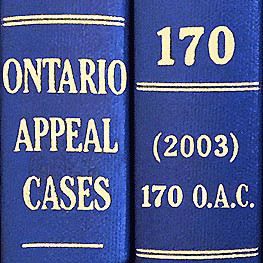 Megens v. ORC (2003) 170 OAC 155 (OntDivCt)