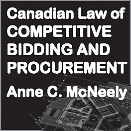 Canadian Law of Competitive Bidding & Procurement - McNeely - cites Symtron