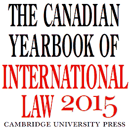 Canadian Yearbook of International Law 2015 Bloom - sums Machado