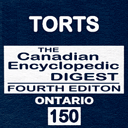 Torts - CED Ont 4th - Durbin - sums Unilux