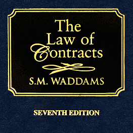 Law of Contracts 7th Waddams - cites Claussen
