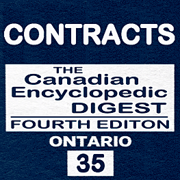 Contracts - CED Ont 4th - Mueller & Morgan - cites Triathalon twice, Collins twice, sums Unilux