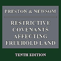 Restrictive Covenants Affecting Freehold Land (10th ed.) [UK] - Preston & Newsom - cites Amberwood