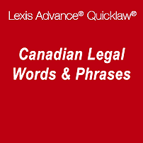 Canadian Legal Words & Phrases (QL) - 