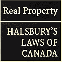Real Property - Halsbury's Laws of Canada - Lem & Bocska - cites Amberwood 4 times