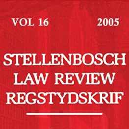 16 Stellenbosch Law Review 283 (2005) - Ziff paper cites Amberwood