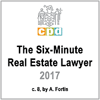 The Six-Minute Real Estate Lawyer 2017 (LSUC-CPD) - c.8 by Fortis - discusses Amberwood